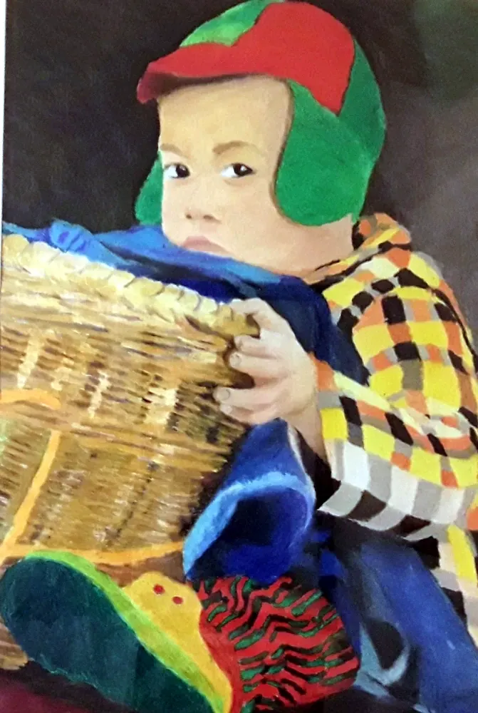 Boy with Basket