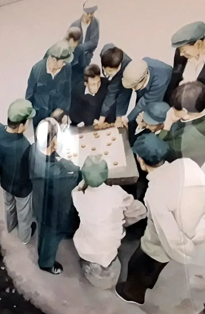 Checkers Match Watercolor