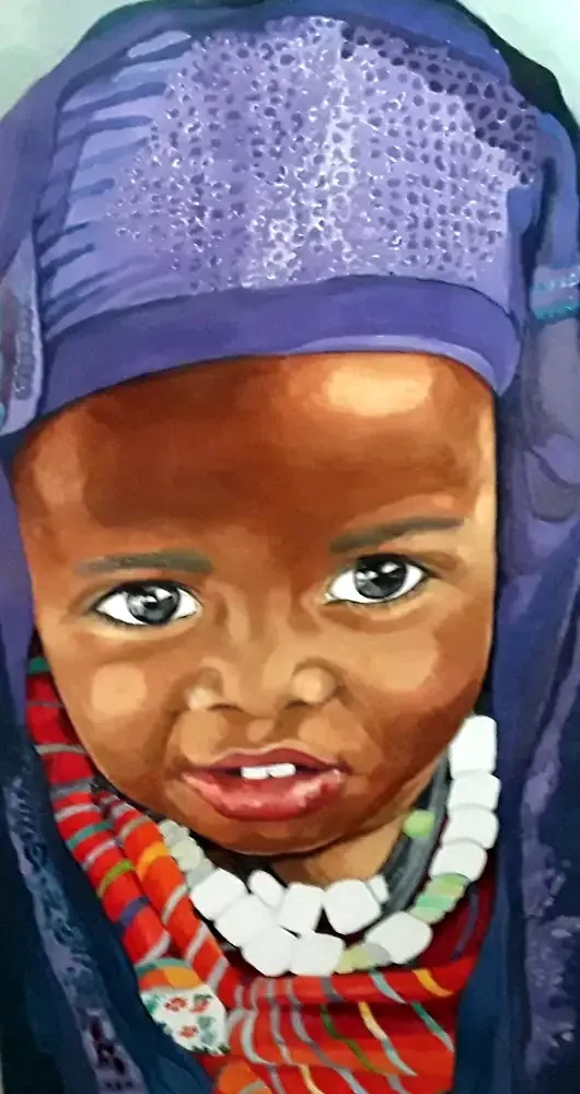 Child with Coral Necklace